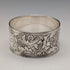 Antique British silver plate napkin rings, set of 6